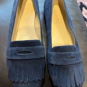 NEW navy suede Talbots Flats